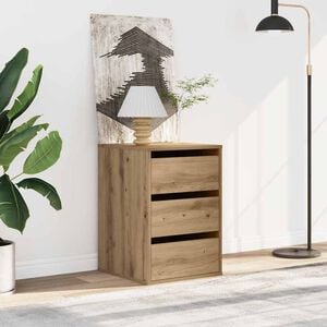 vidaXL Kommode Artisan-Eiche 40x41x58 cm Holzwerkstoff
