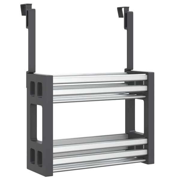 vidaXL Unterschrank-Organizer 34x12x26 cm Aluminium