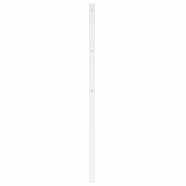 vidaXL Ersatz-Kopfteil Metall Wei&szlig; 107 cm