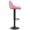 vidaXL Barhocker 2 Stk. Rosa Samt