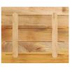 vidaXL Tischplatte 60x50x3,8 cm Rechteckig Raues Massivholz Mango