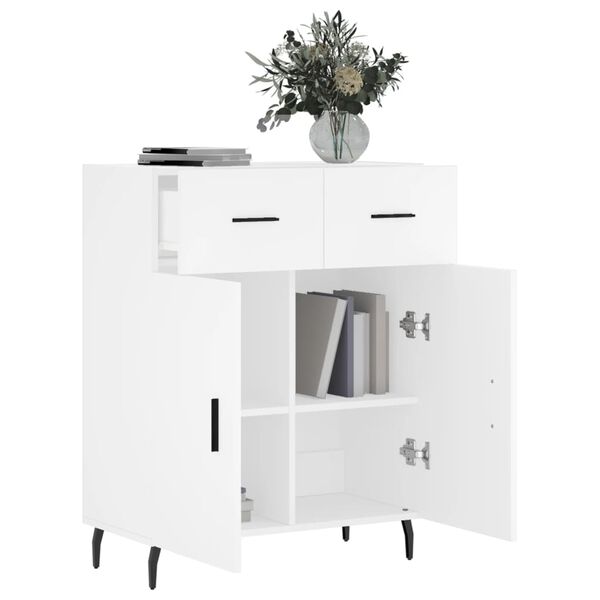 vidaXL Sideboard Wei&szlig; 69,5x34x90 cm Holzwerkstoff