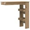 vidaXL Wand-Bartisch Artisan-Eiche 102x45x103,5 cm Holzwerkstoff