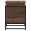 vidaXL Aufbewahrungsbox mit Deckel Eichen-Optik 100x40x51,5 cm