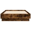 vidaXL Bettgestell ohne Matratze R&auml;uchereiche 90x190 cm Holzwerkstoff