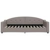 vidaXL Tagesbett mit Matratze Taupe 90x200 cm Stoff
