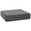 vidaXL Sitzkissen Grau 40 x 40 x 10 cm PU-Schaum
