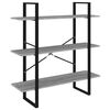 vidaXL B&uuml;cherregal Grau Sonoma 100x30x105 cm Holzwerkstoff