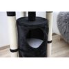 Kerbl Kratzbaum Onyx Schwarz und Wei&szlig; 81507