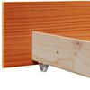 vidaXL Bettrahmen Wachsbraun 150 x 200 cm Massives Kiefernholz