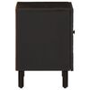 vidaXL Nachttische 2 Stk. Schwarz 40x33x46 cm Massivholz Mango