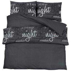 vidaXL Bettw&auml;sche-Set Schwarz und Wei&szlig; 200x200 cm Baumwolle
