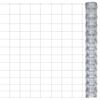 vidaXL Gartenzaun Verzinkter Stahl 50x1,25 m Silbern