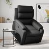 vidaXL Relaxsessel mit Aufstehhilfe Schwarz Kunstleder
