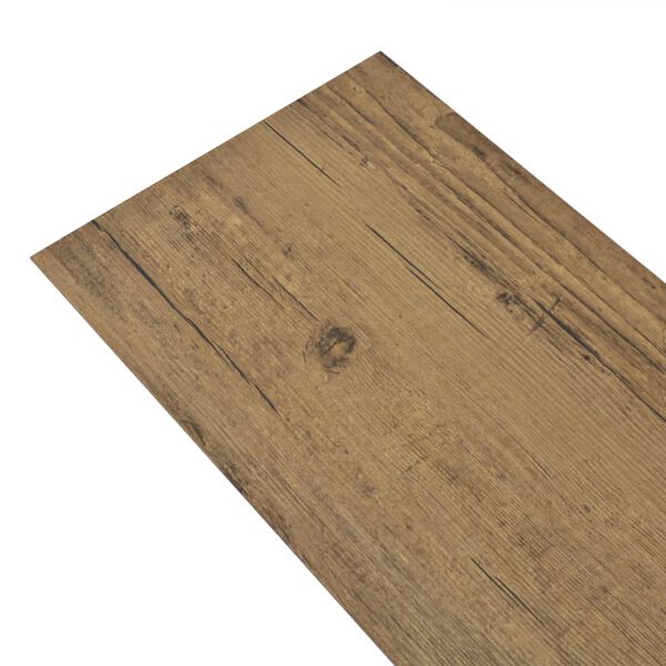 vidaXL PVC-Fliesen Nicht Selbstklebend 4,46 m&sup2; 3 mm Walnuss Braun