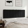 vidaXL Kopfteil-Kissen "Hanko" Schwarz 120 cm Samt