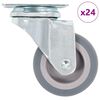 vidaXL 24 Stk. Lenkrollen 50 mm