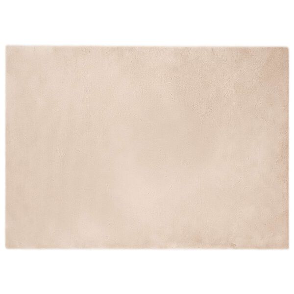 vidaXL Kunstfell Hasen Teppich Olite Taupe 200 x 280 cm Polyester