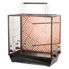 FLAMINGO Wellensittichk&auml;fig Siri 78x48x81,5-100 cm Kupfer