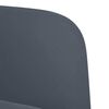vidaXL Zweisitzer-Sofa Dunkelgrau 109 cm Samt