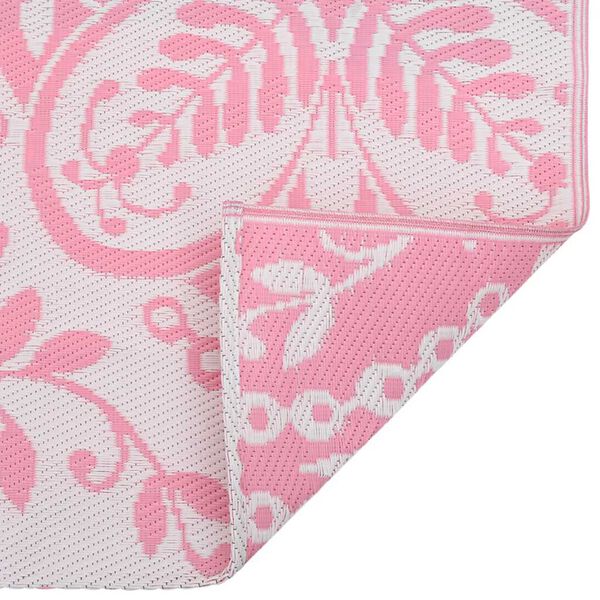 vidaXL Outdoor-Teppich ARAKIL Rosa 190x290 cm PP