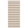 vidaXL Doppelrollo Sandbraun 115x230 cm Stoffbreite 110,9 cm Polyester