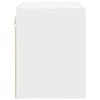 vidaXL H&auml;ngeschrank mit T&uuml;r 2 pcs Wei&szlig; 50 x 31 x 40 cm Holzwerkstoff