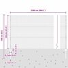 vidaXL Zaun mit Pfosten Grau 1,2 x 25 m Stahl