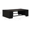 vidaXL 2-tlg. Garten-Lounge-Set Poly Rattan Schwarz