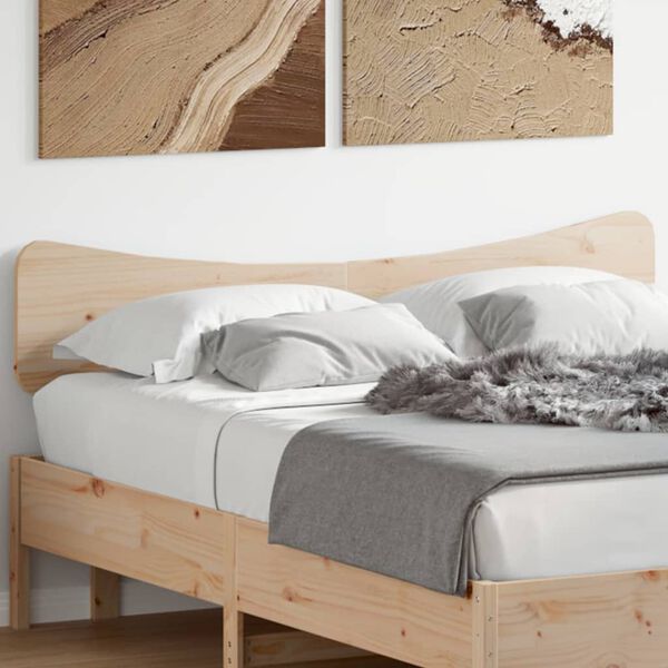 vidaXL Kopfteil 140 cm Massivholz Kiefer