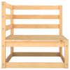 vidaXL 9-tlg. Garten-Lounge-Set Massivholz Kiefer