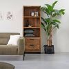LABEL51 Teppich Jute Rund 180x180 cm XXL Armeegr&uuml;n