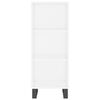 vidaXL Highboard Wei&szlig; 34,5x34x180 cm Holzwerkstoff