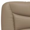 vidaXL Bettgestell ohne Matratze "Hvar" Cappuccino-Braun 140x200 cm Kunstleder