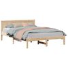 vidaXL Bettgestell Braun 150 x 200 cm Massivholz Kiefer