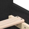 vidaXL Bettgestell ohne Matratze Schwarz Eichen-Optik 90x190 cm