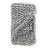Venture Home Decke Kate 170x130 cm Polyester Hellgrau