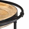 vidaXL Beistelltisch Ø55x60 cm Massivholz Mango