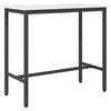 vidaXL Tisch Wei&szlig; 100 x 50 x 91 cm Ingenieure Holz und Stahl