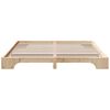 vidaXL Bettrahmen Natur 180 x 200 cm Massives Kiefernholz