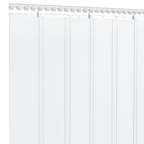 vidaXL T&uuml;rvorhang Transparent 300x2,6 mm 10 m PVC