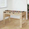 vidaXL Tischfu&szlig;balltisch Sonoma-Eiche 125 x 60,5 x 80 cm Holzwerkstoff