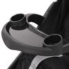 vidaXL 3-Rad-Kinderwagen Grau und Schwarz