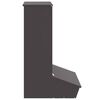 vidaXL Schweinfutterspender Schwarz 55 x 51 x 91,5 cm