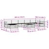 vidaXL Sofagarnituren 8 pcs Natur Massivholz Akazie