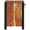 vidaXL Nachttisch 2 pcs Braun 40 x 35 x 50 cm Massivholz Akazie