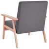 vidaXL Sessel Dunkelgrau Stoff