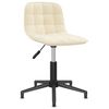 vidaXL Esszimmerst&uuml;hle 2 Stk. Drehbar Creme Samt