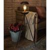 Luxform LED-Garten-Solarleuchte Lighthouse mit Stativ Kupfern Schwarz