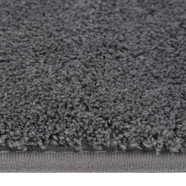 vidaXL Hochflor-Teppich Anthrazit 200x140 cm